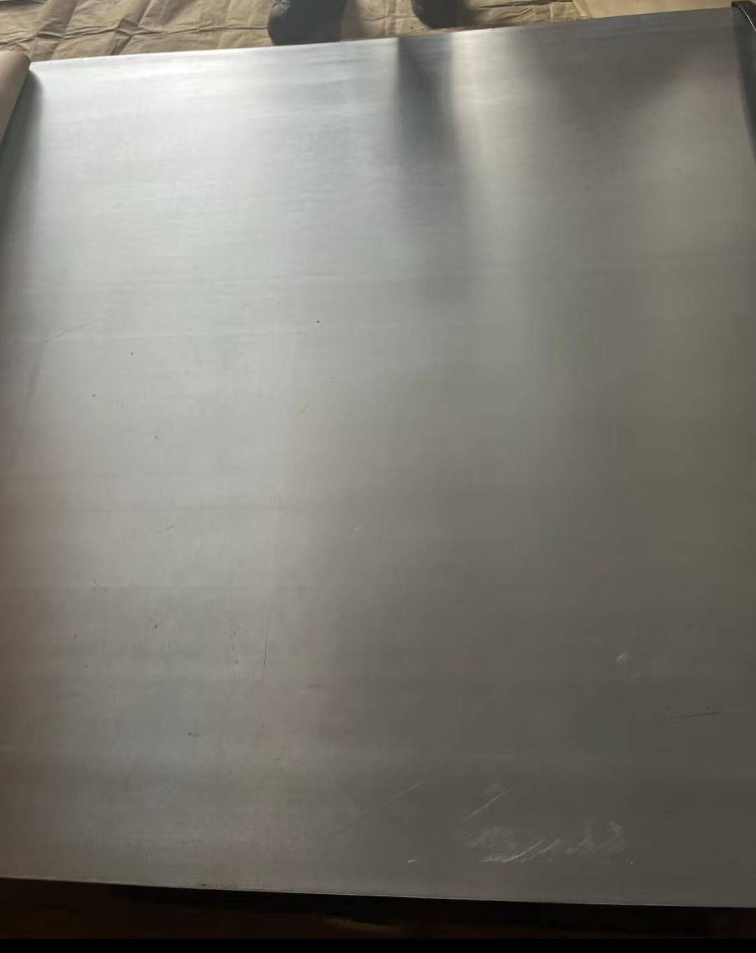 Non-patterned galvanized steel sheet