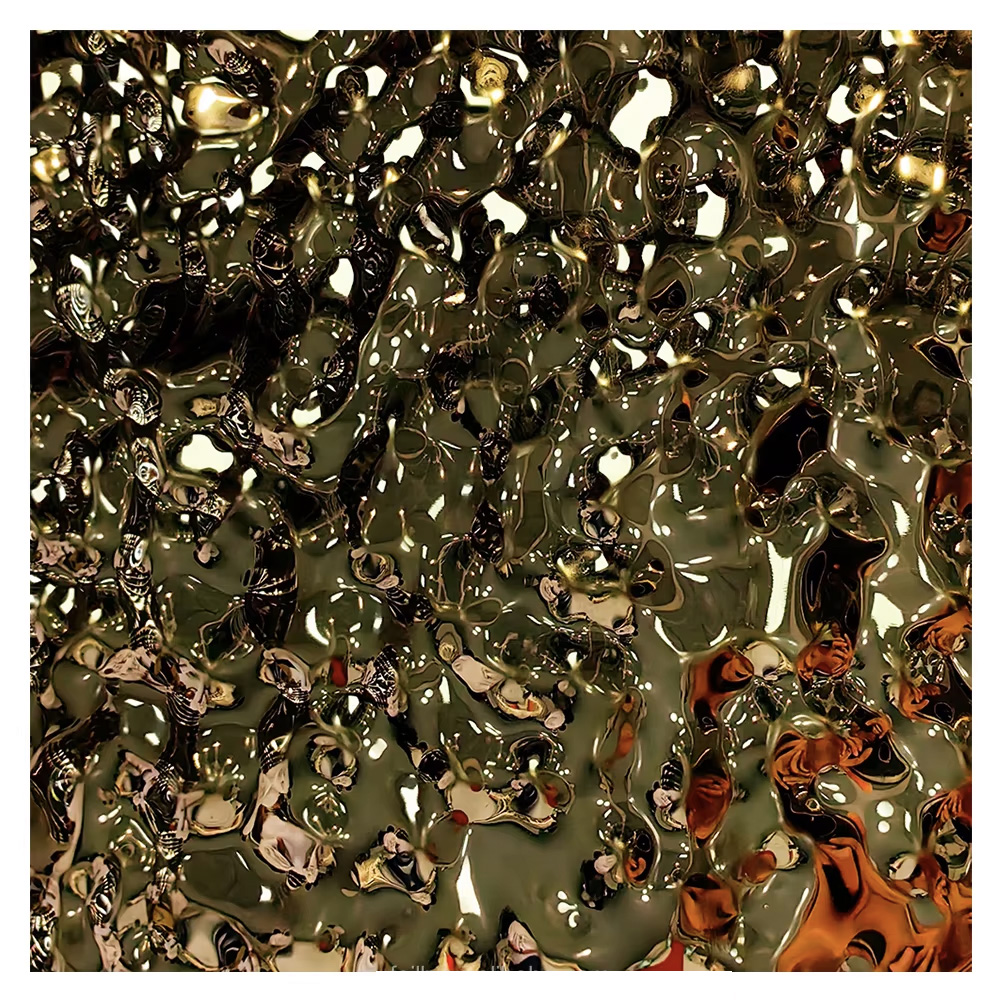 Water Ripple Stainless Steel Panel Interior Decoration Wall Panels