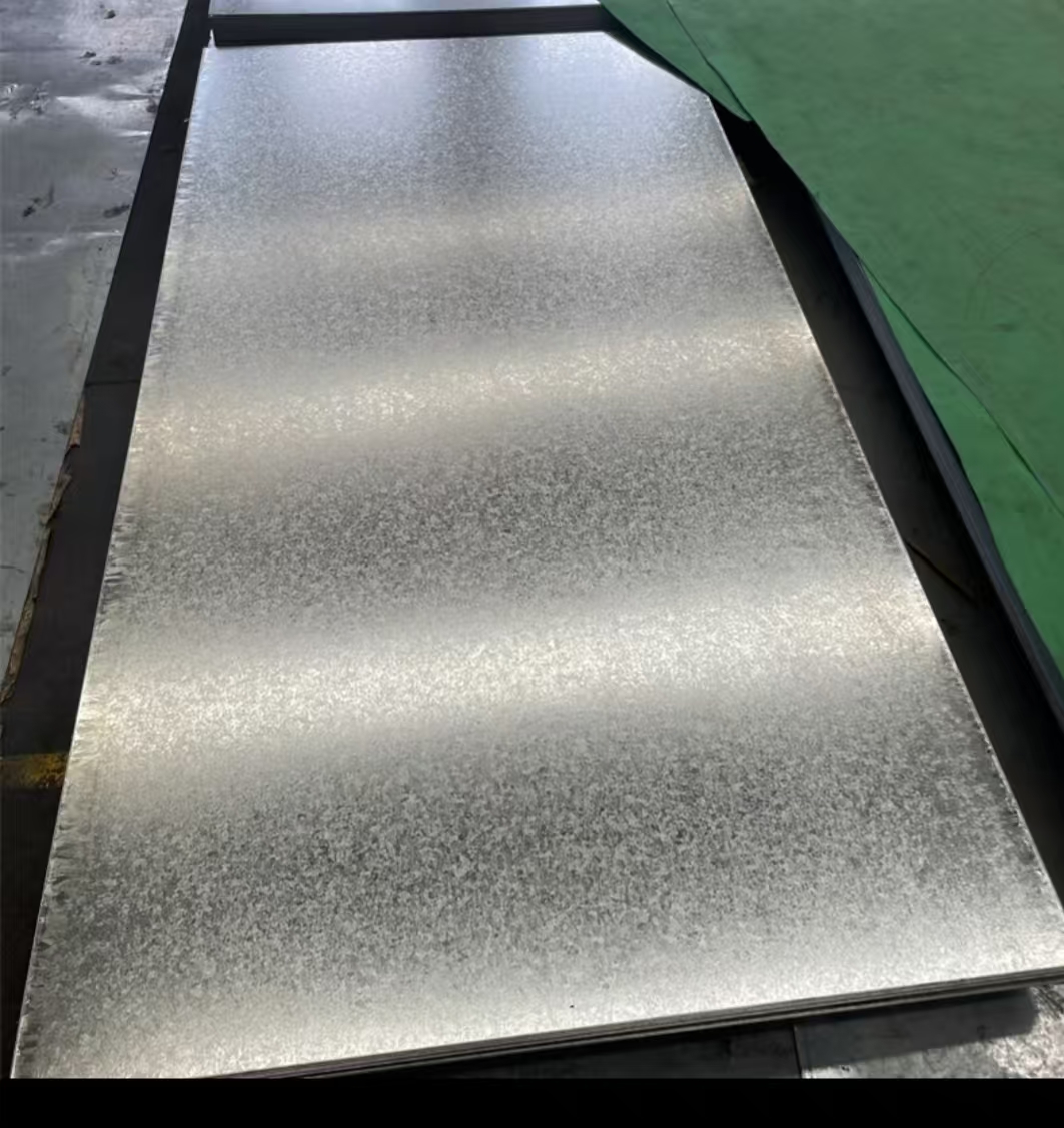 Printed galvanized steel sheet