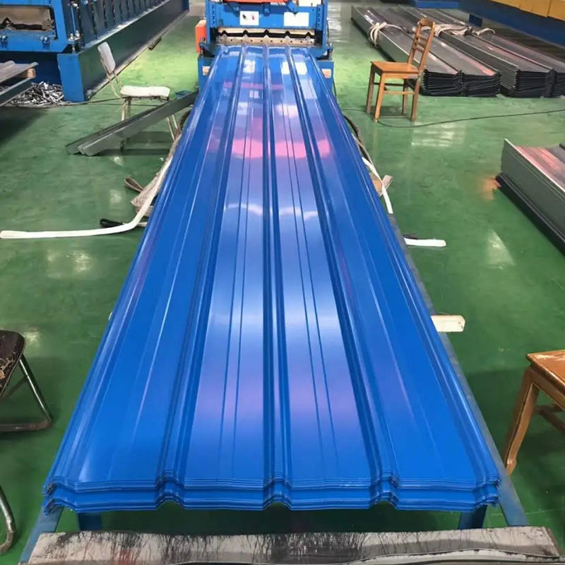 Blue Corrugated Roofing Sheets | Galvanized & Color Coated | Fast Installation | Jinlisheng