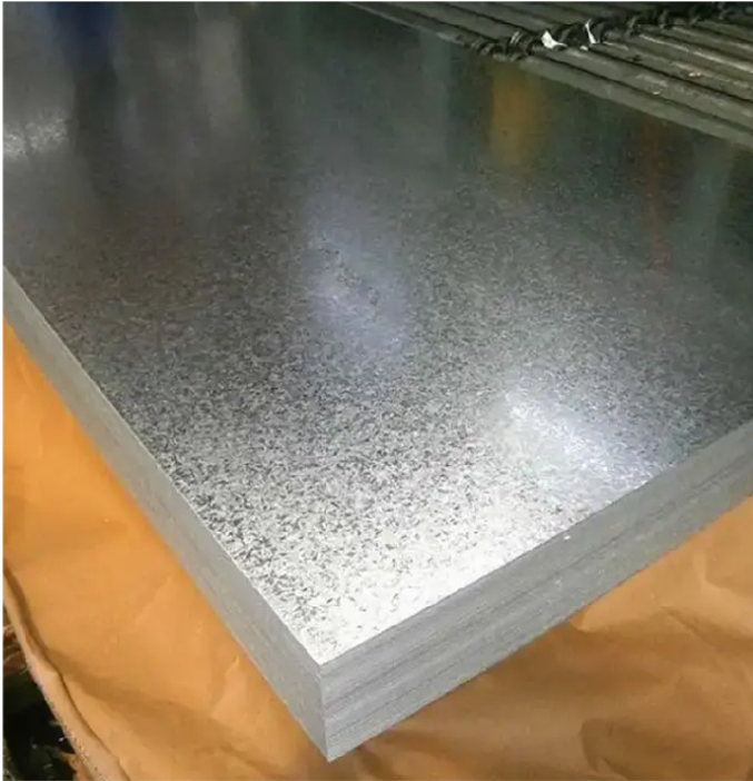 Printed galvanized steel sheet