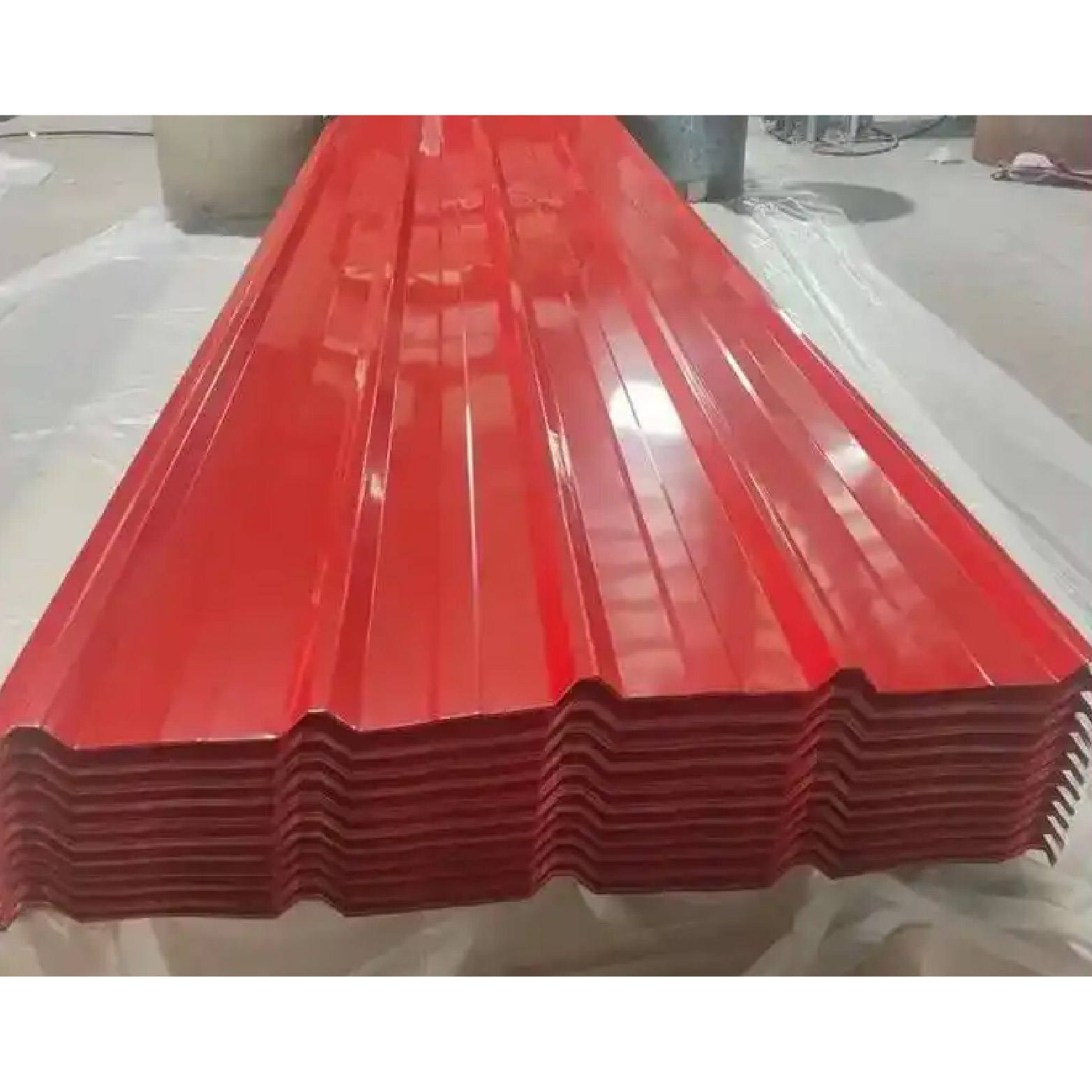 Red pre-painted roofing steel sheets