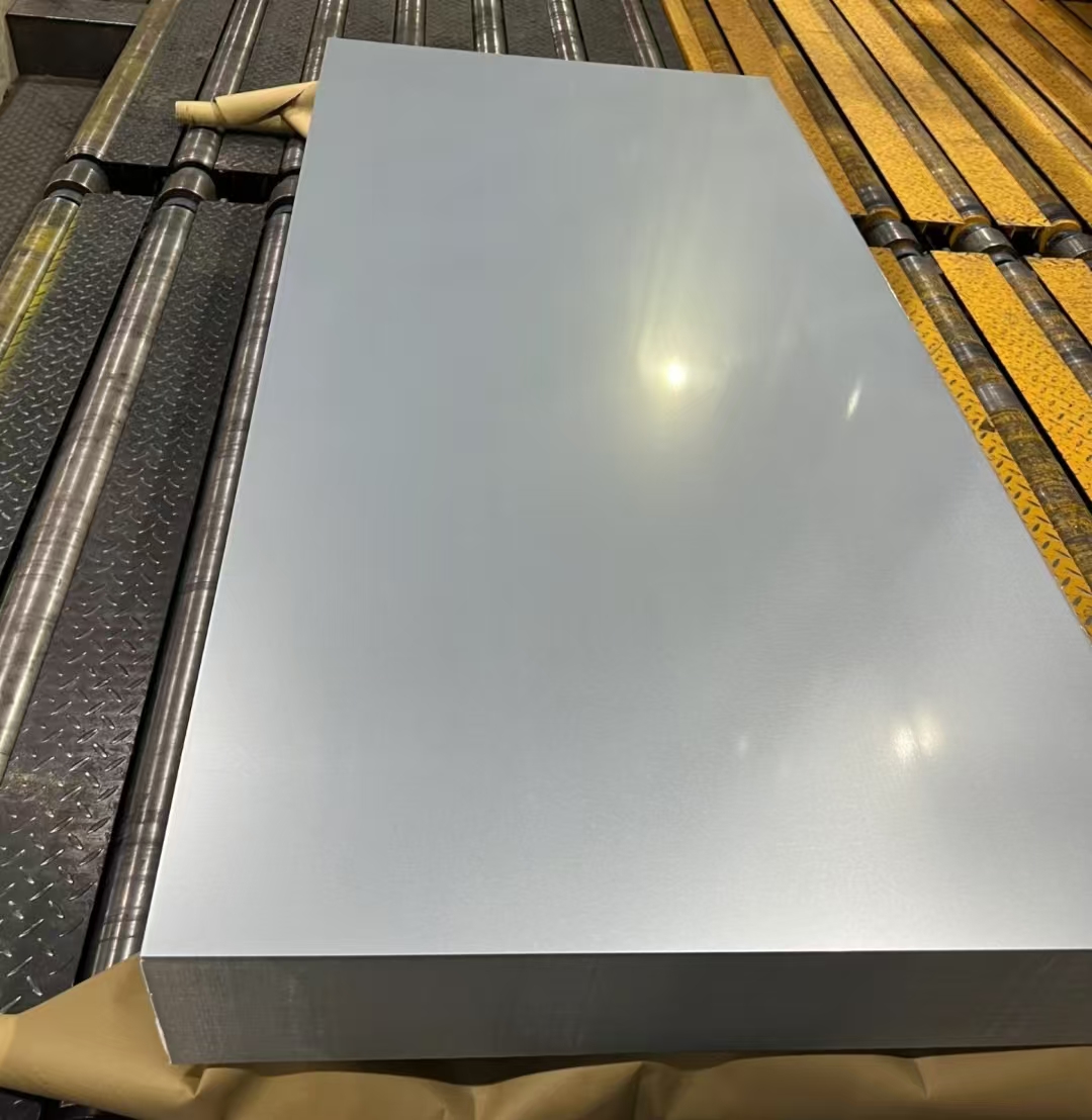 Non-patterned galvanized steel sheet