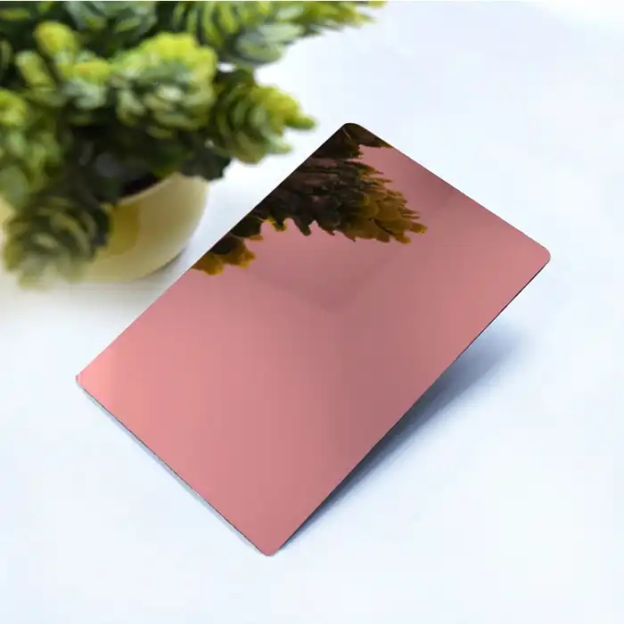 Antique Pink Stainless Steel Printing and Color Coating
