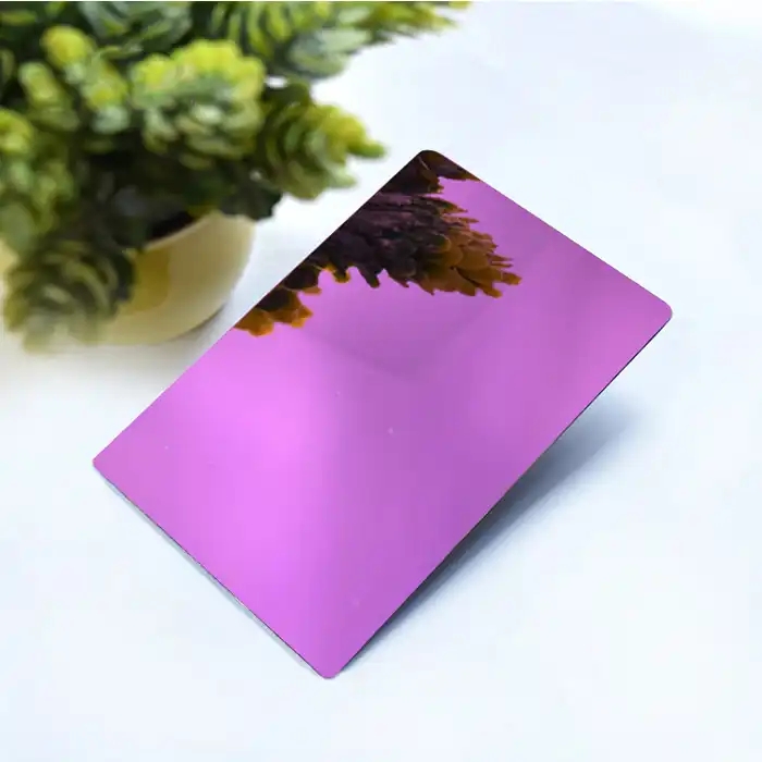 Purple Stainless Steel | Violet Finish | Creative Design | Jinlisheng