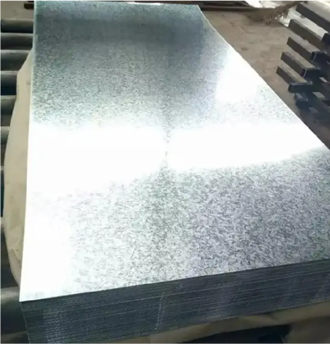 Printed galvanized steel sheet